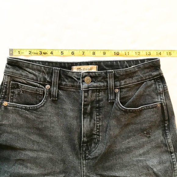 MADEWELL NWT Curvy '90s High Rise Bootcut Jeans Lindale Wash Black Womens 26 - Picture 12 of 12